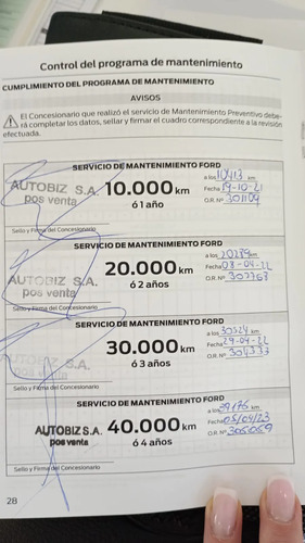 Ford Ranger Raptor 2.0l Biturbo Cabina Doble 4x4 2021