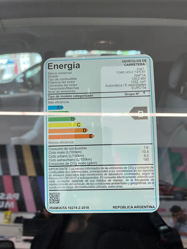 Fiat Toro 1.3 T270 Volcano 4X2 At 2026